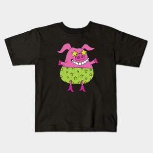 Groovy Pig Kids T-Shirt